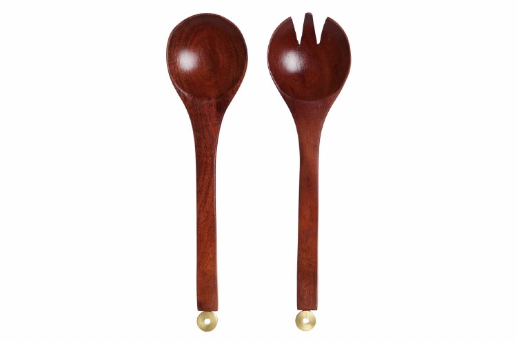 ACACIA SALAD SERVER-SET/2