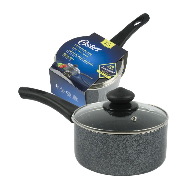 GREY SAUCEPAN W/LID-SMALL