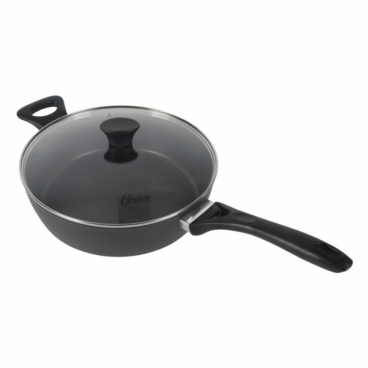 SAUTE PAN W/LID-GREY