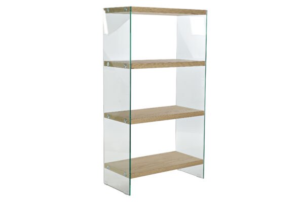 SHELF UNIT W/GLASS SHELVES