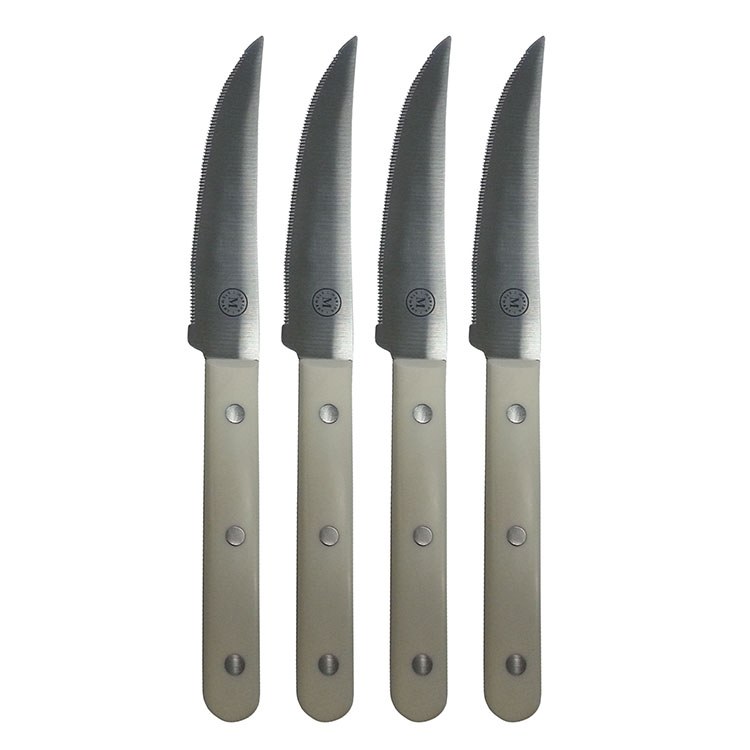 STAINLESS STEEL STEAK KNIVES-SET/4