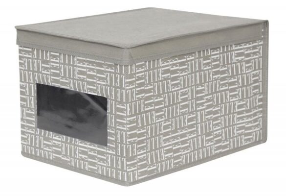 STORAGE BOX W/WINDOW & LID-SMALL