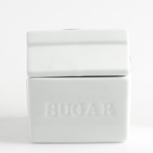 HOUSE SUGAR BOWL-WHITE