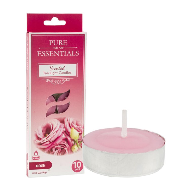 ROSE TEA LIGHT-10 PACK