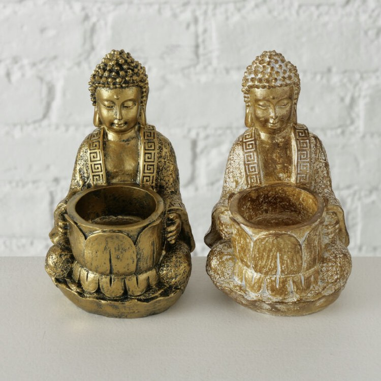 JARVEN BUDDHA TEA LIGHT HOLDER