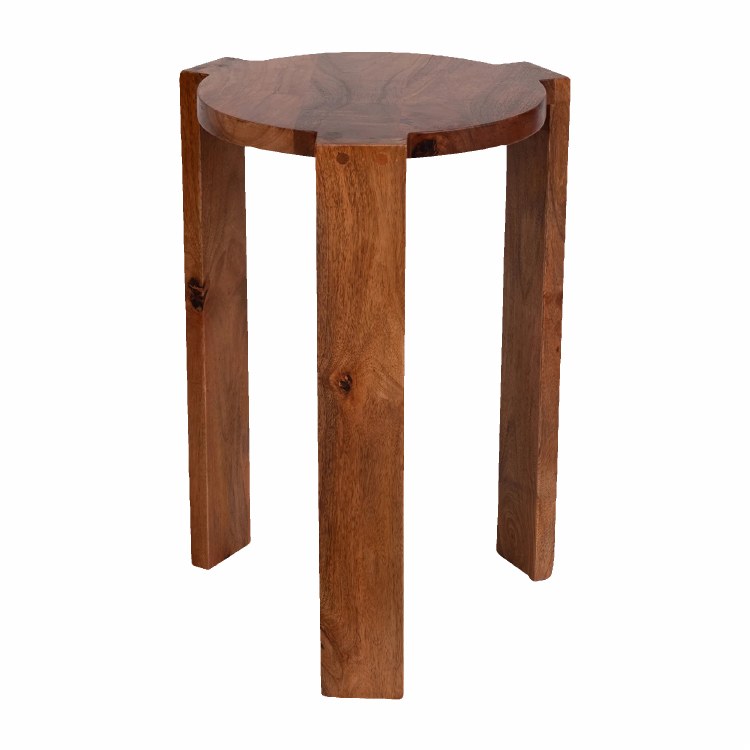 BROWN ACCENT TABLE