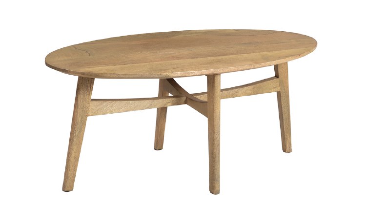 COFFEE TABLE MANGO WOOD-OVAL