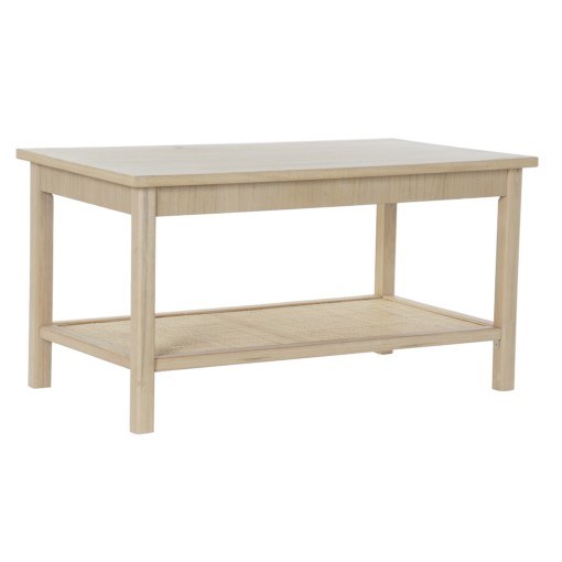 COFFEE TABLE WOODEN  W/LEDGE