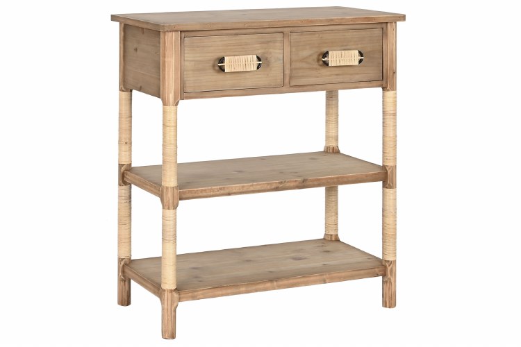 CONSOLE TABLE W/2 SHELVES