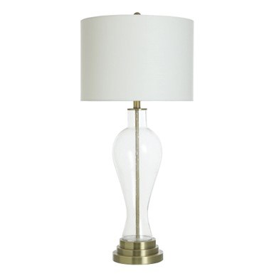 URN CLEAR GLASS TABLE LAMP