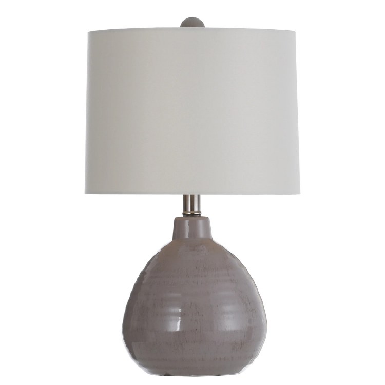 COOL GREY TABLE LAMP
