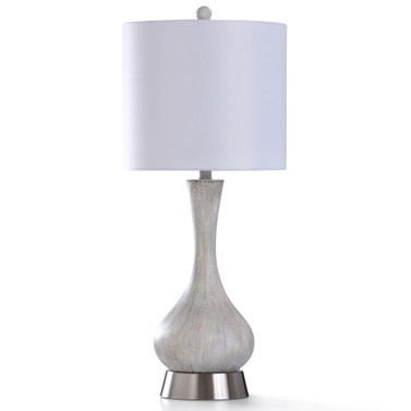 CRYSTAL TABLE LAMP-CREAM