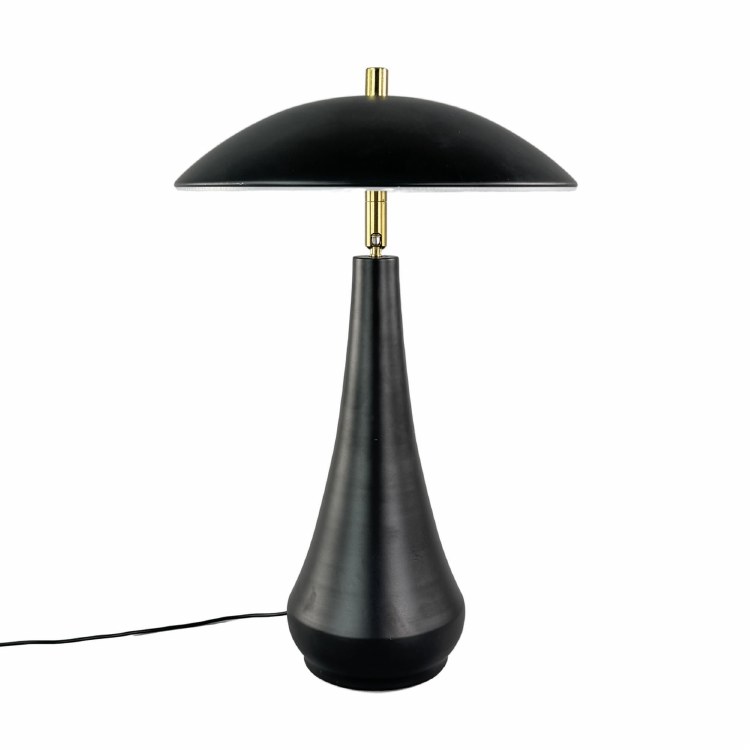 METAL TABLE LAMP - BLACK
