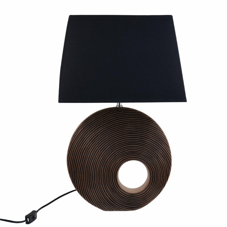 ROUND TABLE LAMP W/HOLE