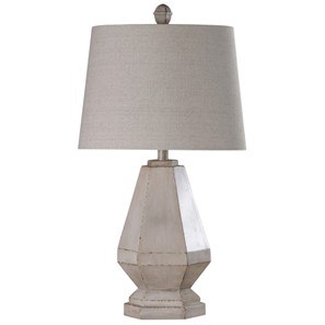 STORICO TABLE LAMP-WHITE