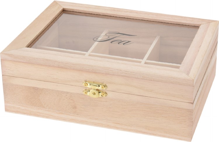 PAULOWINA WOOD TEA BOX
