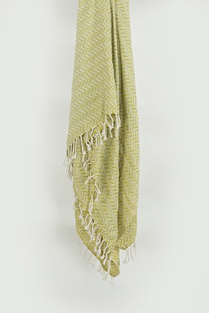 YELLOW COTTON THROW