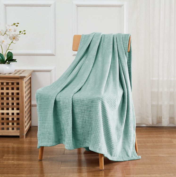 SQUARE THROW-SEAFOAM