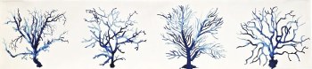 BLUE CORAL WALL ART