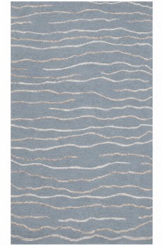 BIXBY BLUE AREA RUG -5FT X 8FT