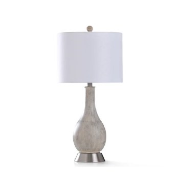 CRYSTAL TABLE LAMP-CREAM