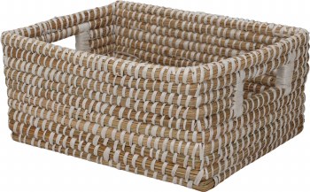 WOVEN RECTANGLE BASKET-MD