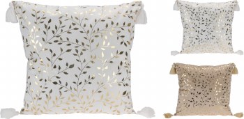 VELVET CUSHION W/PRINT