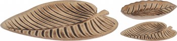 LEAF WOOD PLATE