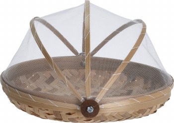 FOOD COVER-BAMBOO-SMALL