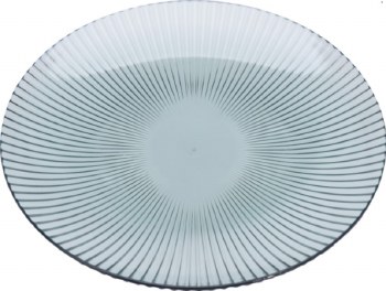 SALAD PLATE-GREY