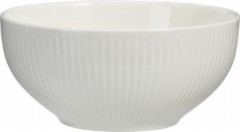 WHITE CHINA SOUP/CEREAL BOWL