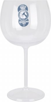 CLEAR GOBLET GLASS