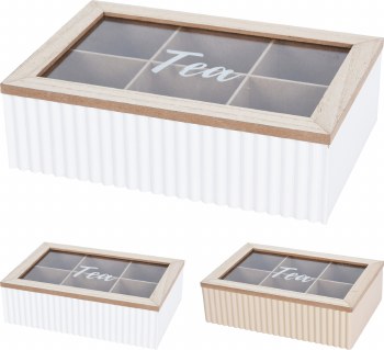 FLUTED TEABOX