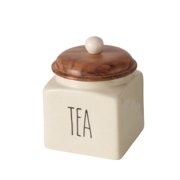 STORAGE CANISTER WITH ACACIA LID