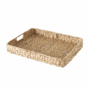 CADO RECTANGLE WATER HYACINTH TRAY-LARGE
