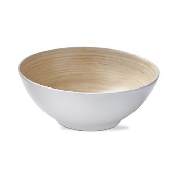 BAMBOO BOWL-BEIGE-LARGE