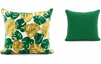 MONSTERA LEAF CUSHION - LARGE