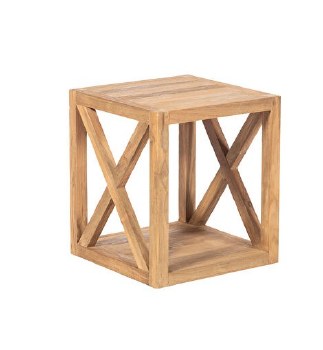 FIRA NATURAL TEAK SIDE TABLE