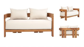 NAGOYA LOVESEAT W//CUSHIONS