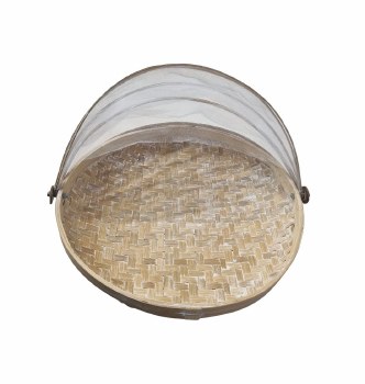 BREAD BASKET WHITE-MEDIUM