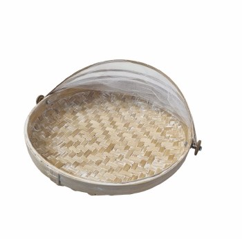 BREAD BASKET WHITE-LARGE