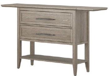 RUSTIC OAK SIDEBOARD W/2 DRAWERS