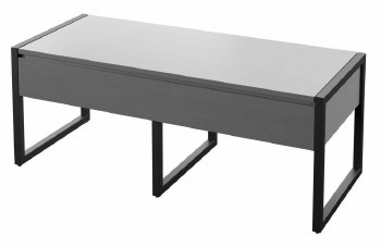 ANTIQUE GREY STORAGE BENCH