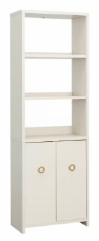 WHITE SHELF UNIT