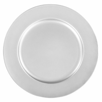 CHARGER PLATE-SILVER
