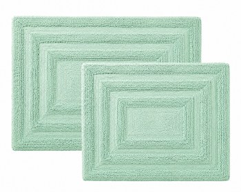 PARKER BLUE SPA BATHMAT-SET OF 2