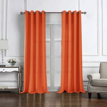 COLE CURTAIN-ORANGE