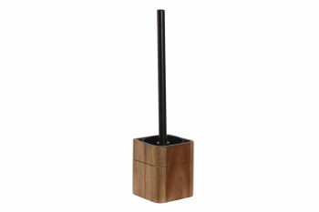 TOILET BRUSH W/ NATUARL ACACIA HOLDER