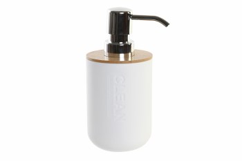 WHITE BAMBOO SOAP PUMP