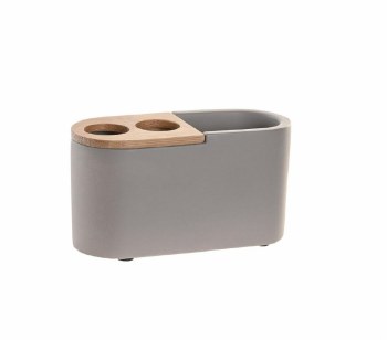 MATTRE GREY TOOTHBRUSH HOLDER